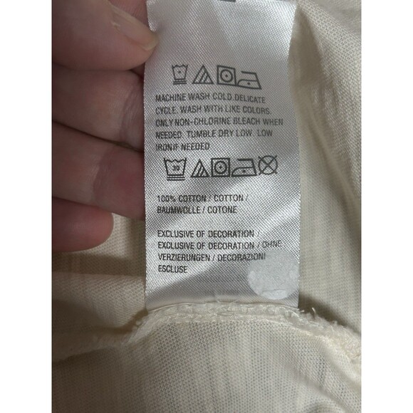 Canyon Retreat Long Sleeve Ivory Embroidered Womens Lg Cottagecore Whimsical - Picture 10 of 10